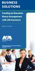 Funding an Executive Bonus Arrangement with Life Insurance