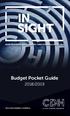 FROM POWERFUL PARTNERSHIPS COME POWERFUL SOLUTIONS. Budget Pocket Guide 2018/2019 TAX & EXCHANGE CONTROL