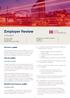 Employer Review. In this edition: Pensions update. Payroll update. Benefits and expense update. Spring 2018
