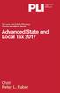 Advanced State and Local Tax 2017