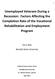 Unemployed Veterans During a Recession: Factors Affecting the Completion Rate of the Vocational Rehabilitation and Employment Program