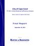 City of Cape Coral FY 2011 Utility Revenue Sufficiency Analysis. Final Report