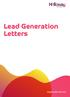 Lead Generation Letters