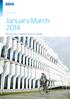 Quarterly report. January-March We work for a better future for people 1Q14