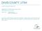 DAVIS COUNTY, UTAH. County Community Data Profile