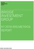 BRIDGE INVESTMENT GROUP H IRIS METRICS REPORT