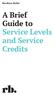 Rawlison Butler. A Brief Guide to Service Levels and Service Credits