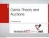 Game Theory and Auctions