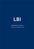 LBI. Management Accounts