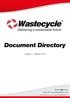 Page 1. Document Directory