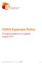 CDKN Expenses Policy