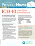 ICD-10. ProviderNews2015. coded prior authorizations. Did you know you also have NEW JERSEY