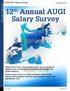 12 th Annual AUGI Salary Survey