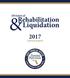 Division of. Rehabilitation. Liquidation. Annual Report