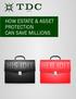 HOW ESTATE & ASSET PROTECTION CAN SAVE MILLIONS