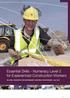 Essential Skills - Numeracy Level 2 for Experienced Construction Workers