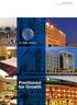 Positioned for Growth. Action Hotels plc Annual Report & Accounts 2013