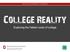 OHIO STATE UNIVERSITY EXTENSION. College Reality. Exploring the hidden costs of college