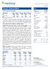 Punjab National Bank BUY. Performance Highlights. CMP `1,066 Target Price `1,326. 4QFY2011 Result Update Banking. Key financials