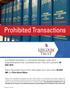 Prohibited Transactions