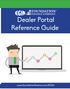 Dealer Portal Reference Guide