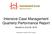 Intensive Case Management Quarterly Performance Report