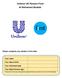 Unilever UK Pension Fund At Retirement Booklet