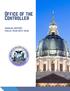 Office of the Controller ANNUAL REPORT FISCAL YEAR