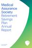 Medical Assurance Society Retirement Savings Plan Annual Report