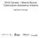 2016 Canada Alberta Bovine Tuberculosis Assistance Initiative. Application Package