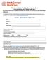 Weill Cornell Medical College Study Specific Form FOR EXTERNAL NON-WCMC USE ONLY. Study Specific Report Form