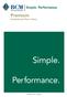Premium (Institutional Share Class) Simple. Performance.TM. Wellesley Hills Naples
