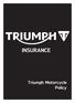 Triumph Motorcycle Policy