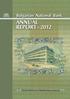 Bulgarian National Bank ANNUAL REPORT 2012
