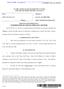 Case Document 12 Filed in TXSB on 05/29/16 Page 1 of 4 IN THE UNITED STATES BANKRUPTCY COURT FOR THE SOUTHERN DISTRICT OF TEXAS