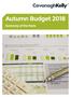 Autumn Budget Summary of the Facts