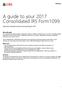 A guide to your 2017 Consolidated IRS Form1099