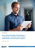 Core Risk Profile Portfolios quarterly investment report