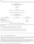 UNITED STATES SECURITIES AND EXCHANGE COMMISSION Washington, D.C FORM 8-K. Current Report