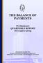 THE BALANCE OF PAYMENTS