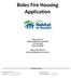 Boles Fire Housing Application