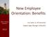 New Employee Orientation: Benefits