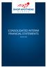 CONSOLIDATED INTERIM FINANCIAL STATEMENTS