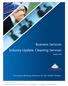 Business Services Industry Update: Cleaning Services
