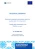 REGIONAL SEMINAR. Making investment promotion work for sustainable development: Trends and practices in the Mediterranean October 2018