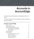 Accounts in AccountEdge