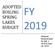 ADOPTED BOILING SPRING LAKES BUDGET FY 2019