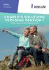 COMPLETE SOLUTIONS PERSONAL PENSION 1