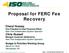 Proposal for FERC Fee Recovery