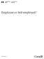 Employee or Self-employed?